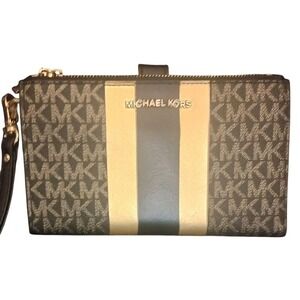 Michael‎ Kors Jet Set Large Zip Phone Wristlet SKUCH048